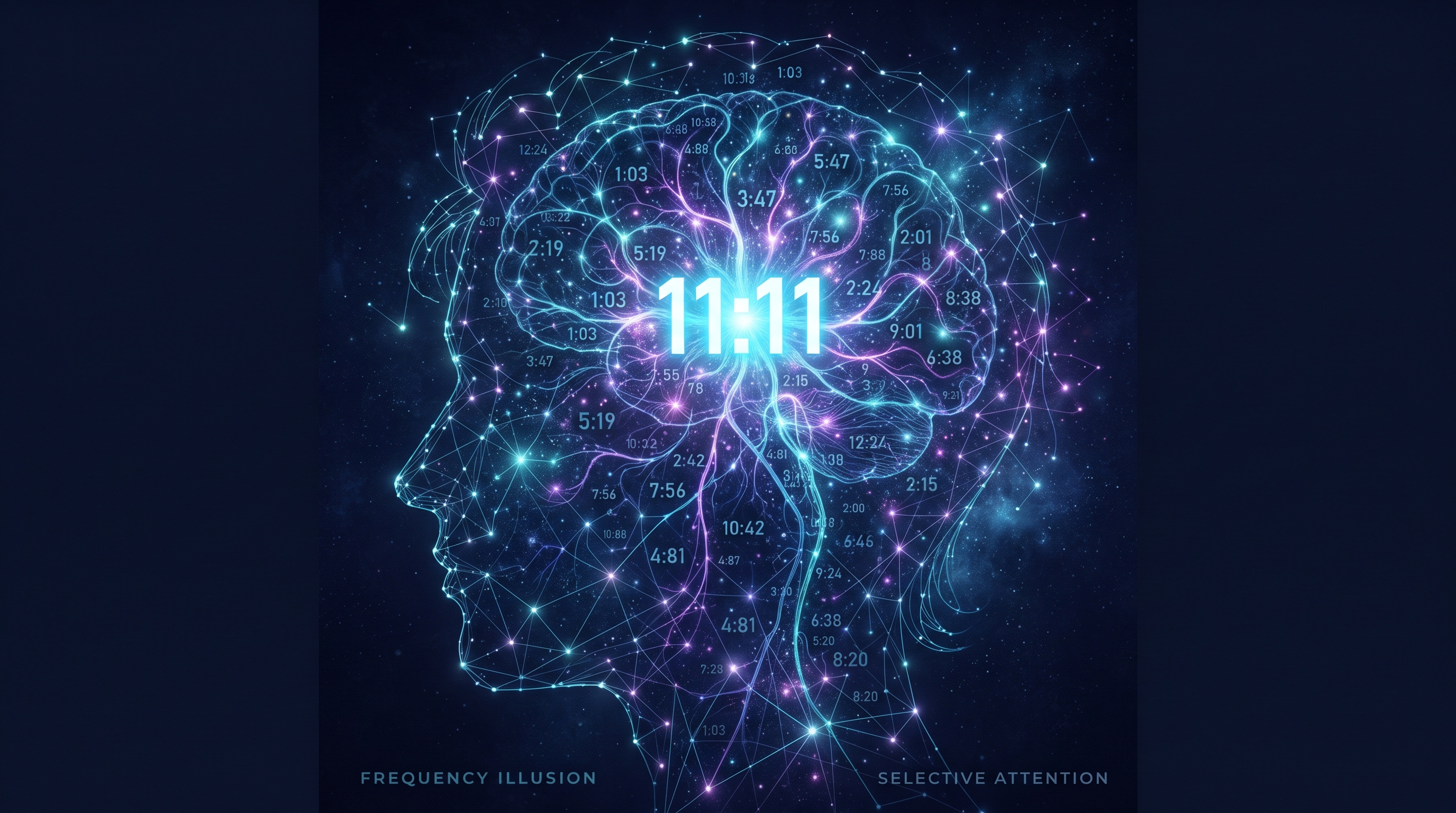Pourquoi voit-on des heures miroir : illusion de fréquence et attention sélective du cerveau